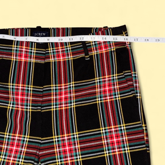 J.Crew Ruby Full-Length Plaid Pants | Black Tartan - Picture 2 of 4